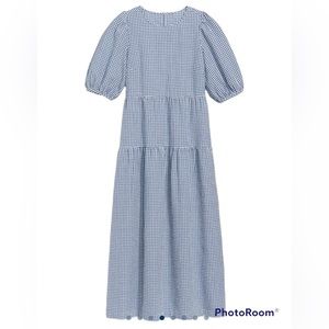 Old Navy - Tiered Puff-Sleeve All-Day Midi Swing Dress for Women